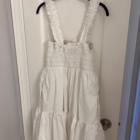 A&F Smocked Bodice Easy Mini Dress - Picture 3 of 3